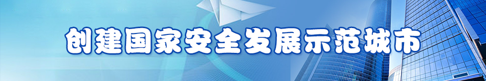 創(chuàng)建國家安全發(fā)展示范城市